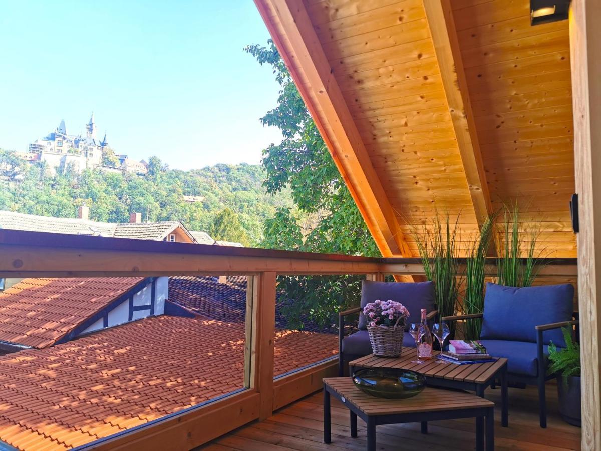 Das Chalet Mit Schlossblick In 韦尼格罗德 外观 照片